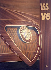 eigene Intarsie "Alfa Romeo 155 V6"
